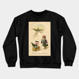 Old German Christmas Card Crewneck Sweatshirt